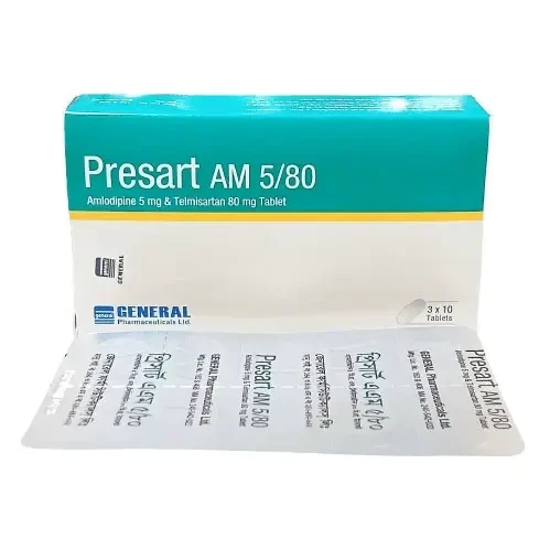 Pack Image: Presart AM 5 mg Tablet (3 x 10)