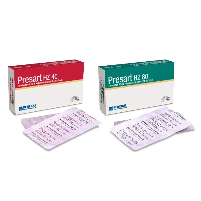 Pack Image: Presart HZ 80 mg Tablet (3 x 10)