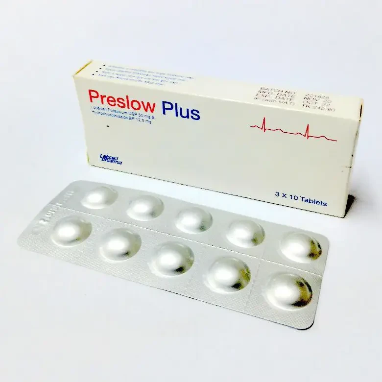 Pack Image: Preslow Plus 50 mg Tablet (3 x 10)