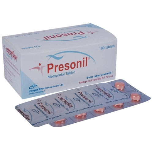 Pack Image: Presonil 50 mg Tablet (10 x 10)