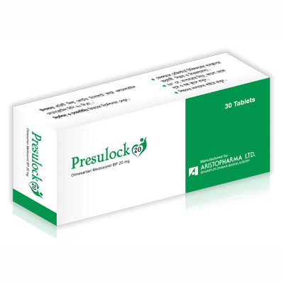 Pack Image: Presulock 20 mg Tablet (3 x 10)