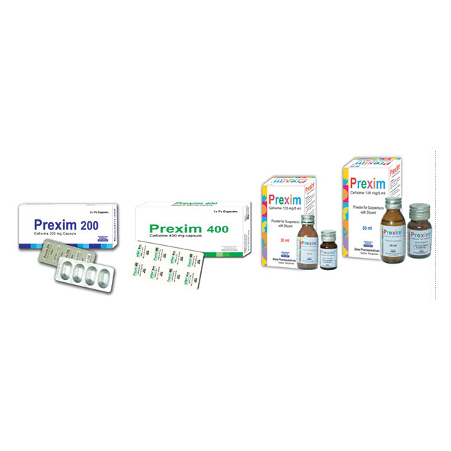 Pack Image: Prexim 400 mg Capsule (1 x 7)
