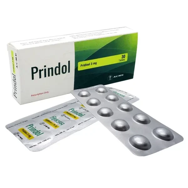 Pack Image: Prindol 3 mg Tablet (3 x 10)