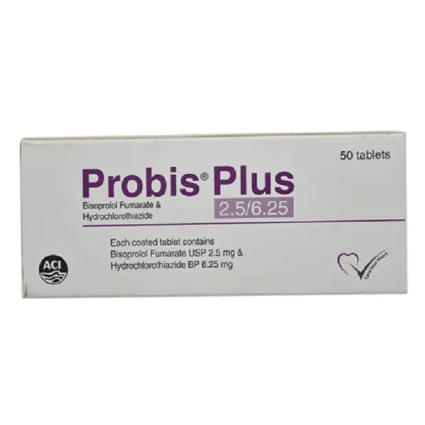 Pack Image: Probis Plus 2.5 mg Tablet (5 x 10)
