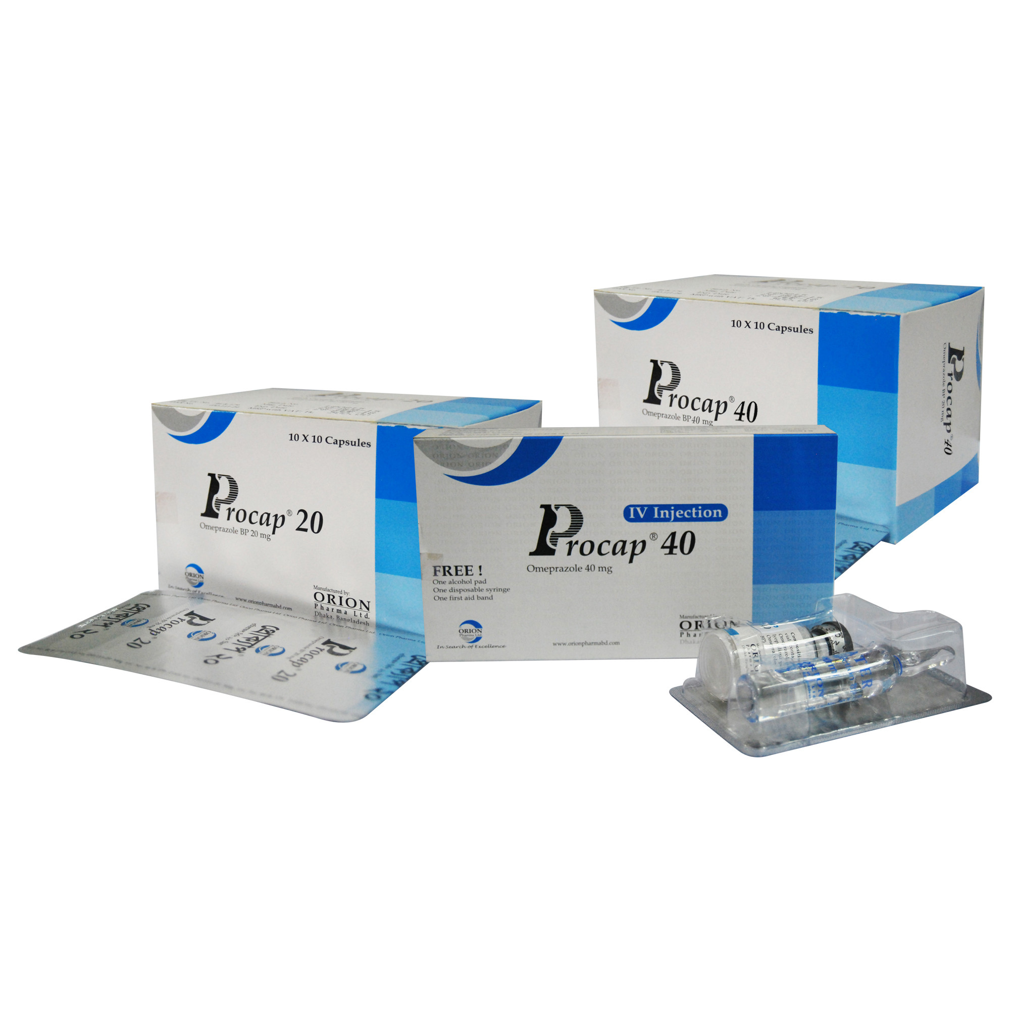 Pack Image: Procap 20 mg Capsule (10 x 10)