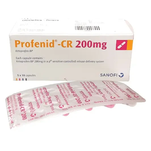 Pack Image: Profenid-CR 200 mg Capsule (5 x 10)