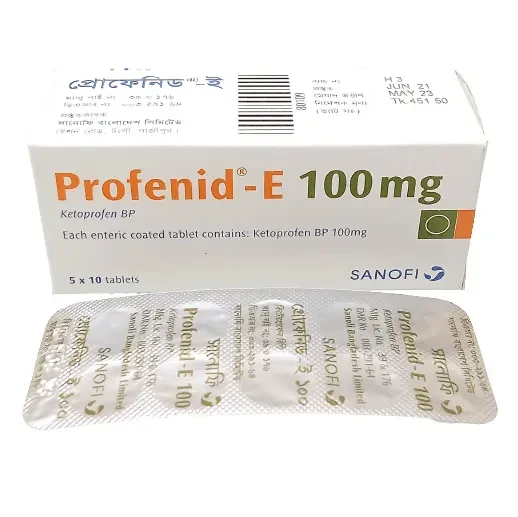 Pack Image: Profenid-E 100 mg Tablet (5 x 10)