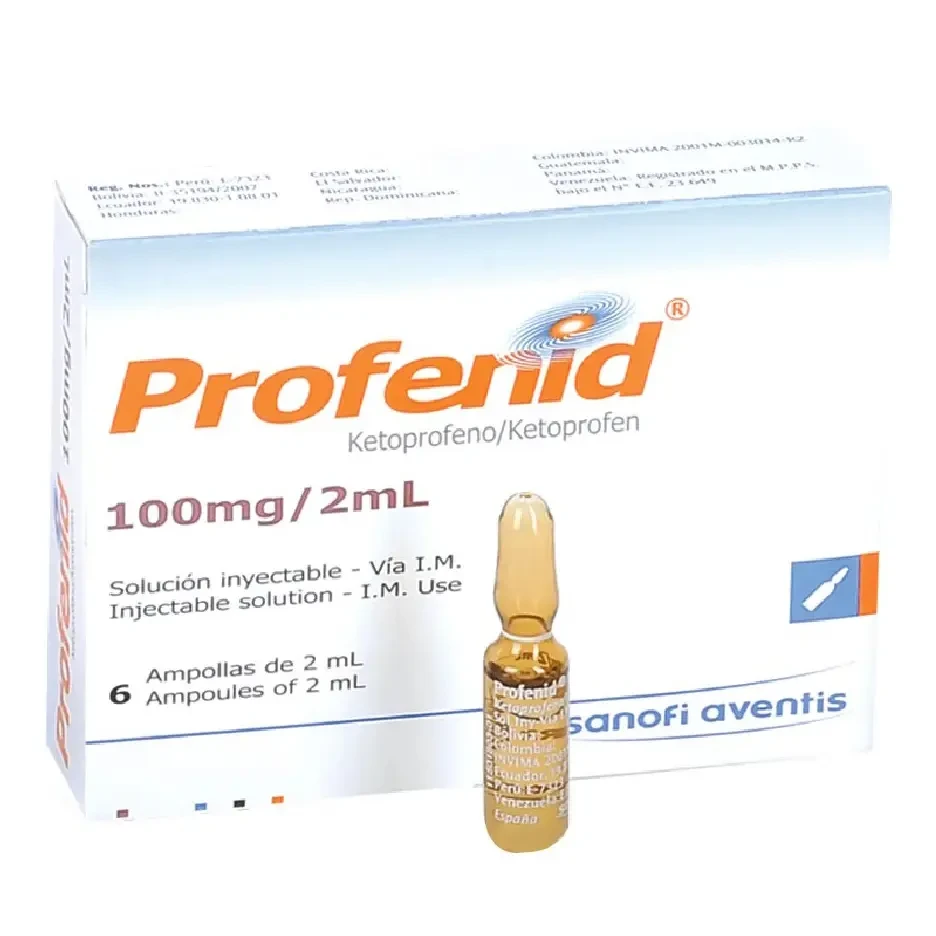 Pack Image: Profenid 100 mg Injection (2 ml ampoule)
