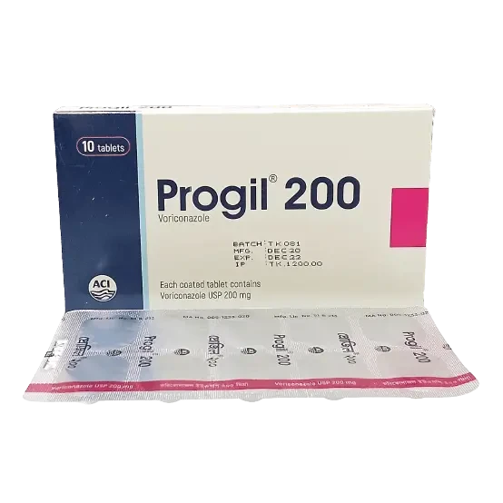 Pack Image: Progil 200 mg Tablet (1 x 10)