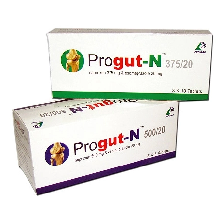 Pack Image: Progut-N 375 mg Tablet (3 x 10)