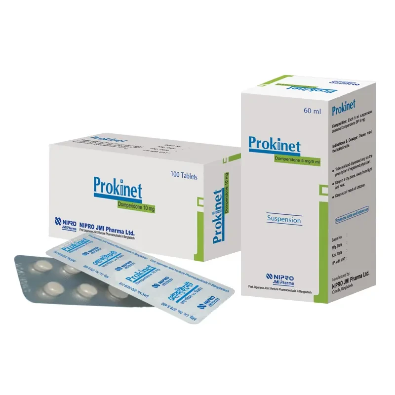 Pack Image: Prokinet 10 mg Tablet (10 x 10)