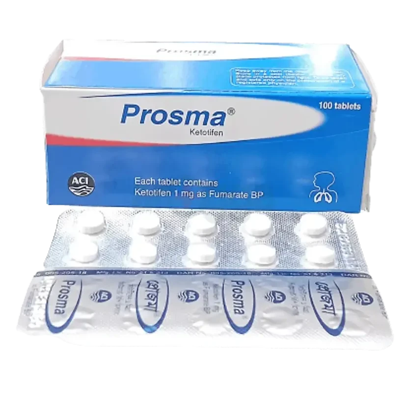 Pack Image: Prosma 1 mg Tablet (10 x 10)