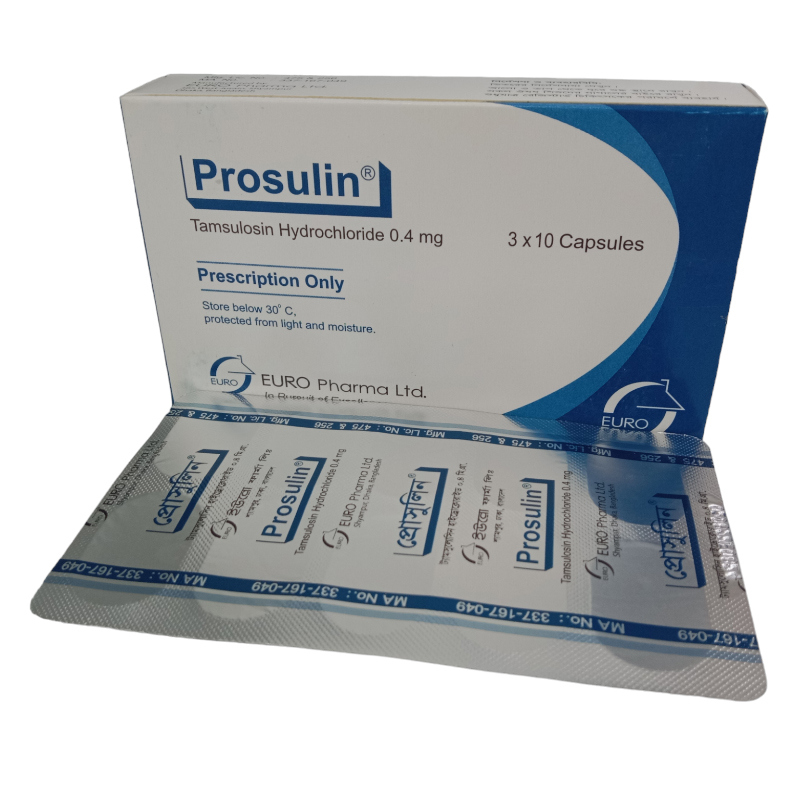 Pack Image: Prosulin 0.4 mg Capsule (3 x 10)