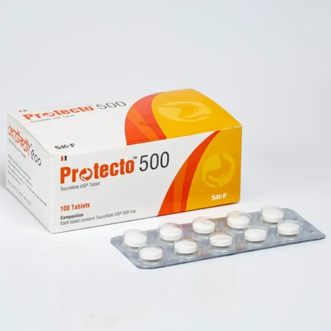 Pack Image: Protecto 500 mg Tablet (10 x 10)