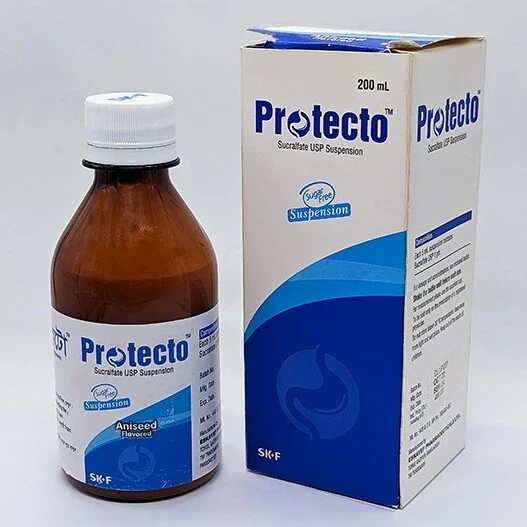 Pack Image: Protecto 1 gm Suspension (200 ml bottle)