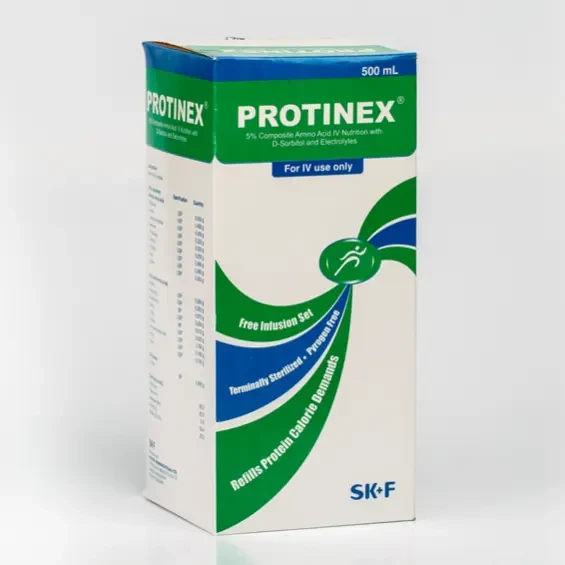 Pack Image: Protinex 5% Injection (500 ml bottle)