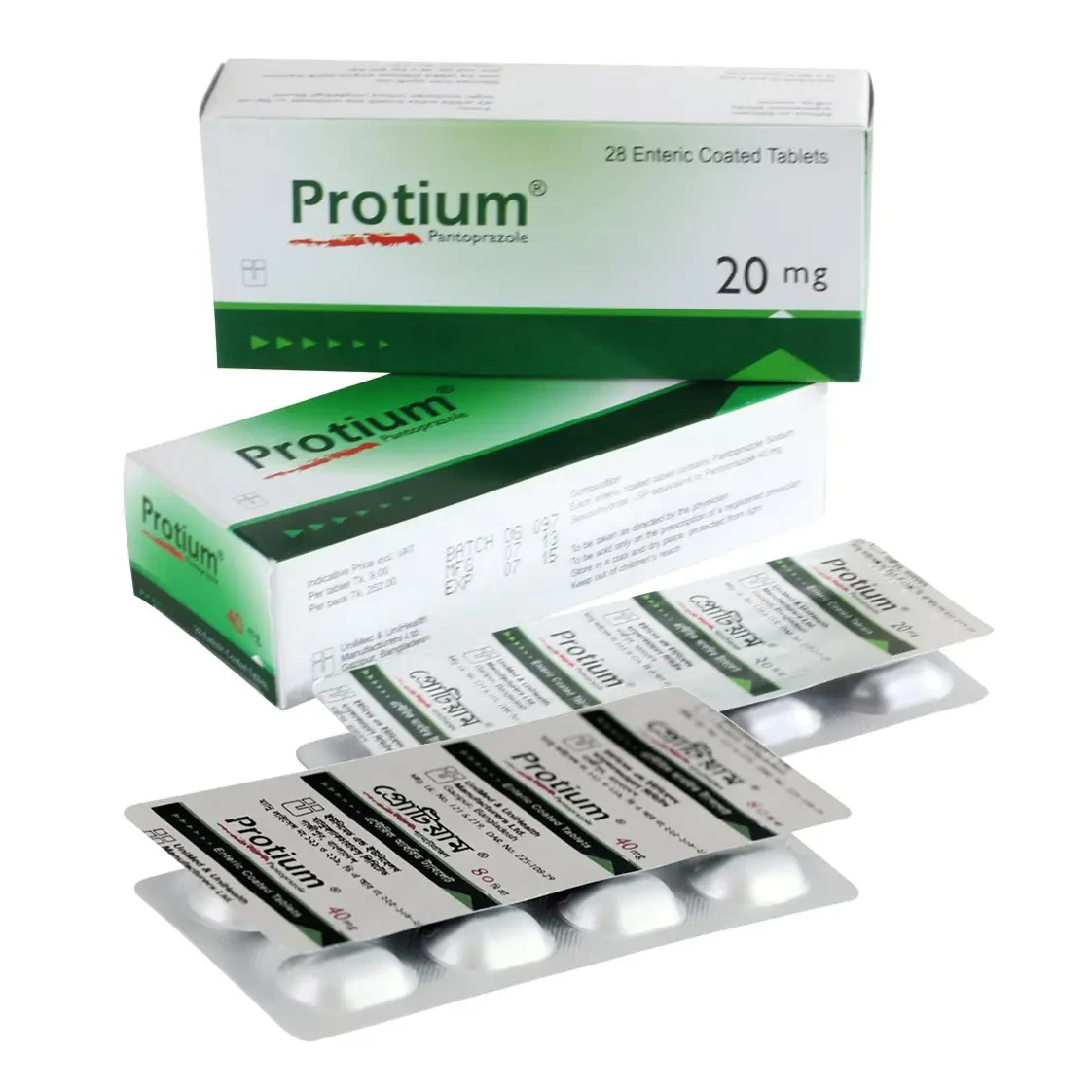 Pack Image: Protium 40 mg Tablet (4 x 7)