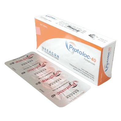 Pack Image: Protoloc 40 mg Tablet (5 x 10)