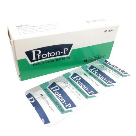 Pack Image: Proton-P 40 mg Tablet (6 x 10)