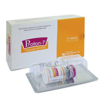 Pack Image: Proton-P 40 mg Injection (40 mg vial)