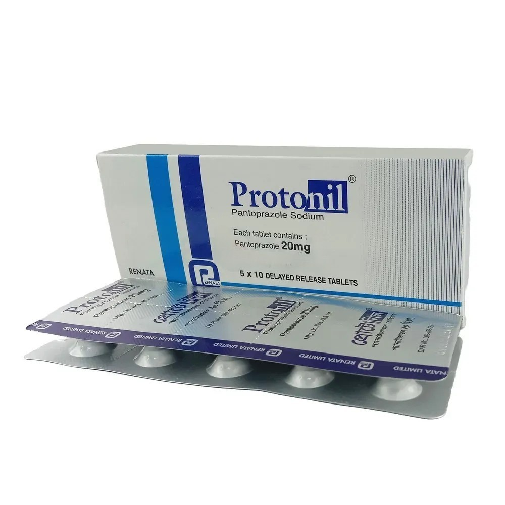 Pack Image: Protonil 20 mg Tablet (5 x 10)