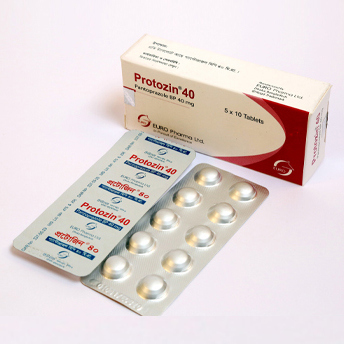 Pack Image: Protozin 40 mg Tablet (5 x 10)