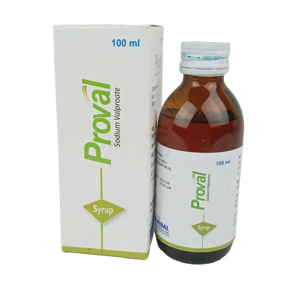 Pack Image: Proval 200 mg Syrup (100 ml bottle)