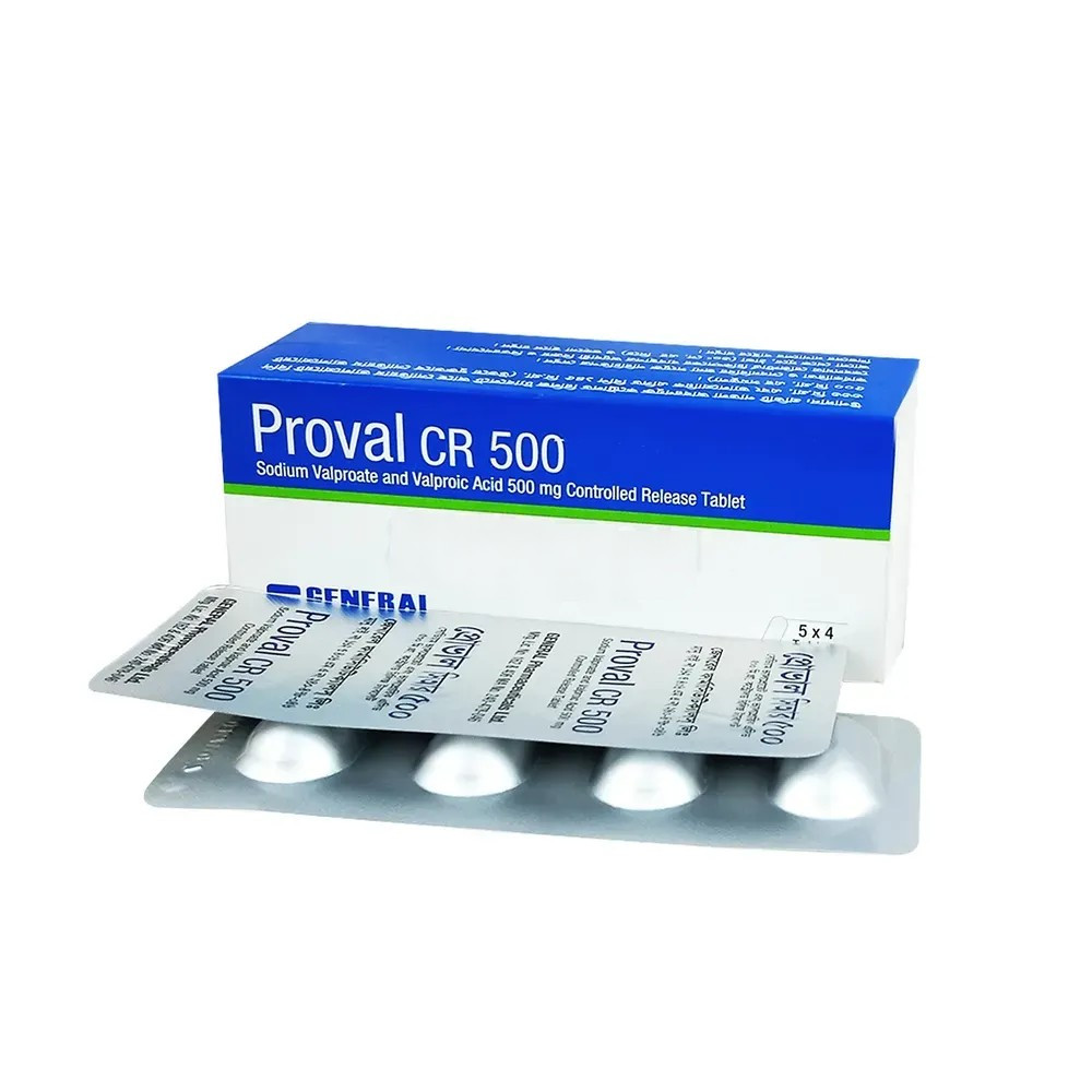 Pack Image: Proval CR 500 mg Tablet (5 x 4)