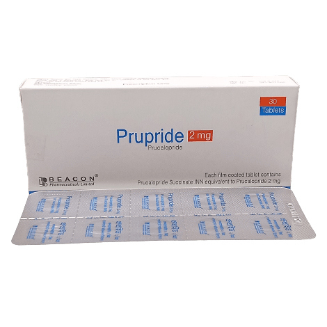 Pack Image: Prupride 2 mg Tablet (3 x 10)