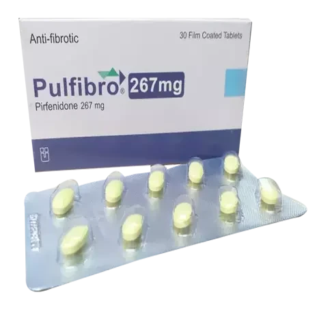 Pack Image: Pulfibro 267 mg Tablet (3 x 10)