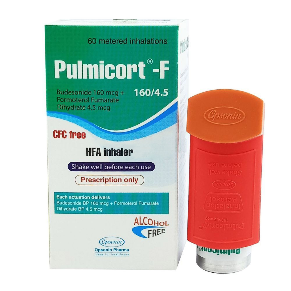 Pack Image: Pulmicort-F (160 mcg Inhaler (60 metered doses)