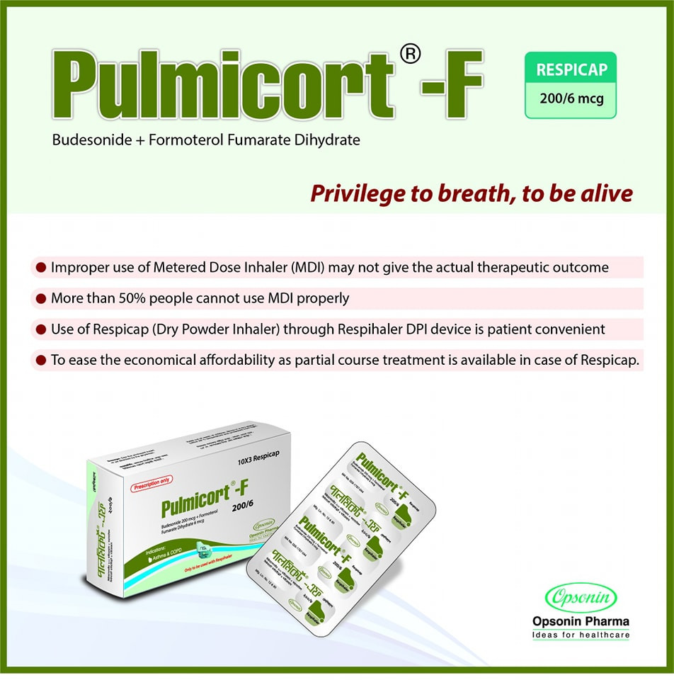Pack Image: Pulmicort-F 200 mcg Inhalation Capsule (3 x 10)