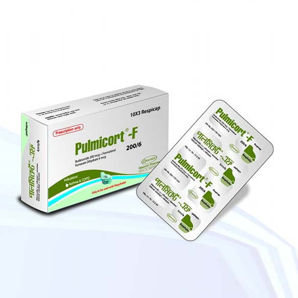 Pack Image: Pulmicort-F 200 mcg Inhalation Capsule (3 x 10)