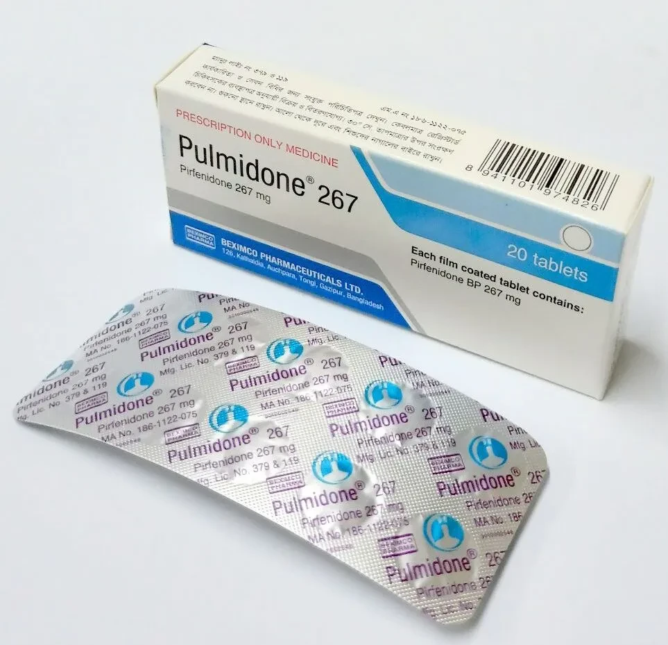 Pack Image: Pulmidone 267 mg Tablet (2 x 10)
