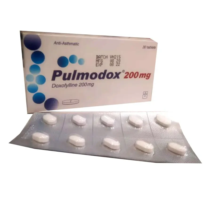 Pack Image: Pulmodox 200 mg Tablet (3 x 10)