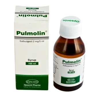 Pack Image: Pulmolin 2 mg Syrup (60 ml bottle)