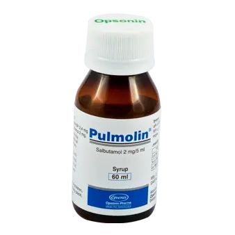 Pack Image: Pulmolin 2 mg Syrup (100 ml bottle)