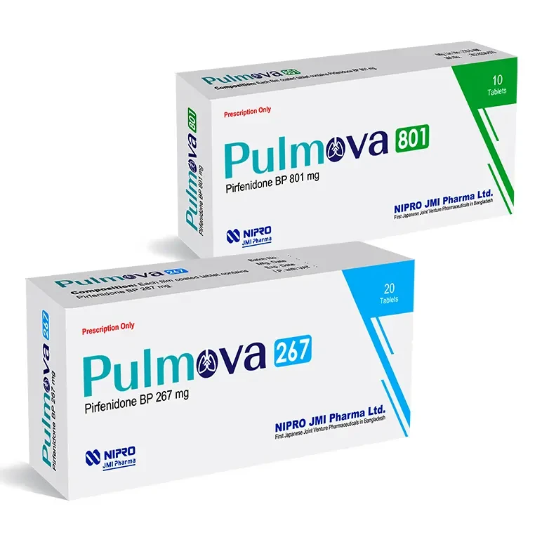 Pack Image: Pulmova 267 mg Tablet (2 x 10)