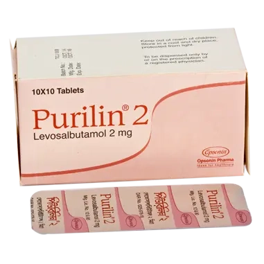 Pack Image: Purilin 2 mg Tablet (8 x 14)