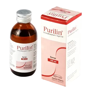 Pack Image: Purilin 1 mg Syrup (100 ml bottle)