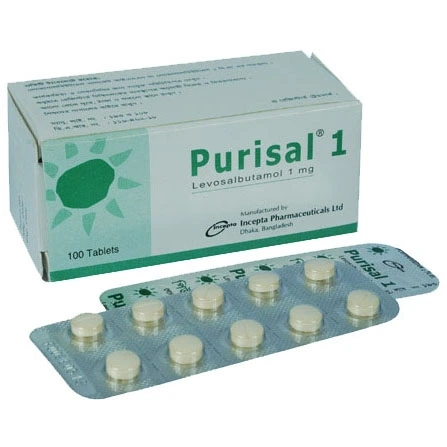 Pack Image: Purisal 1 mg Tablet (10 x 10)