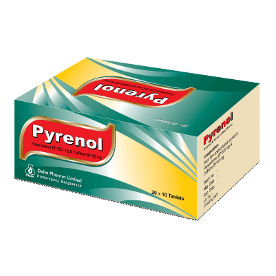 Pack Image: Pyrenol 500 mg Tablet (20 x 10)