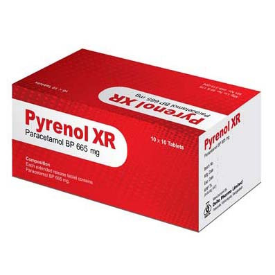 Pack Image: Pyrenol XR 665 mg Tablet (10 x 10)