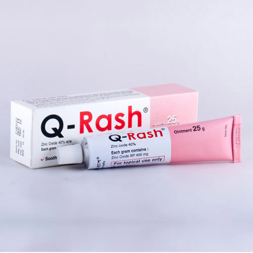 Pack Image: Q-Rash 40% Ointment (25 gm pack)