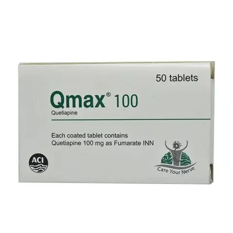 Pack Image: Qmax 100 mg Tablet (5 x 10)