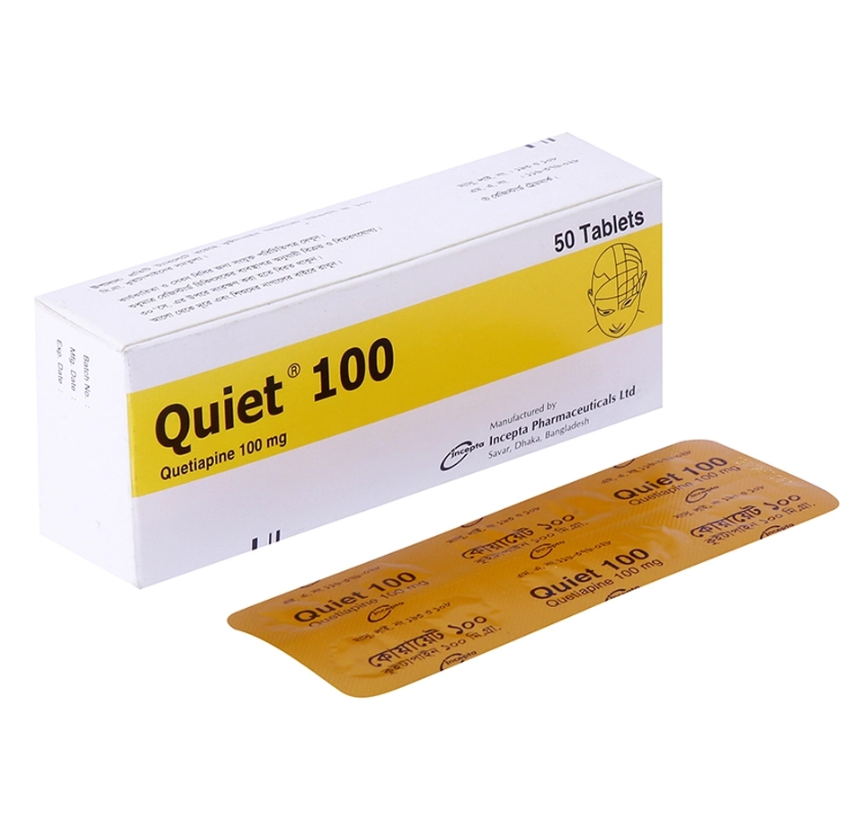 Pack Image: Quiet 100 mg Tablet (5 x 10)