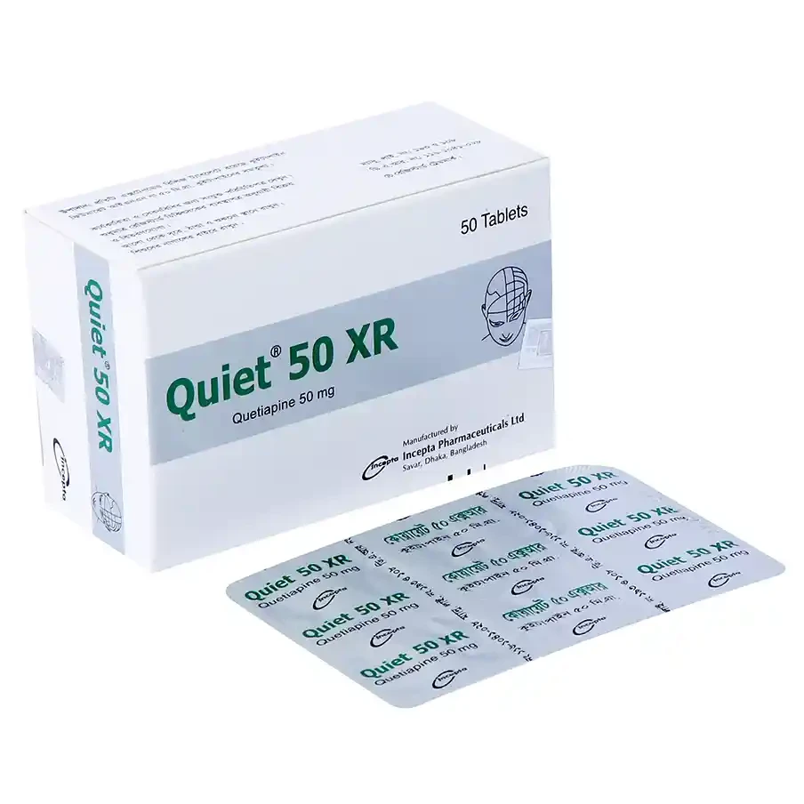 Pack Image: Quiet XR 50 mg Tablet (5 x 10)