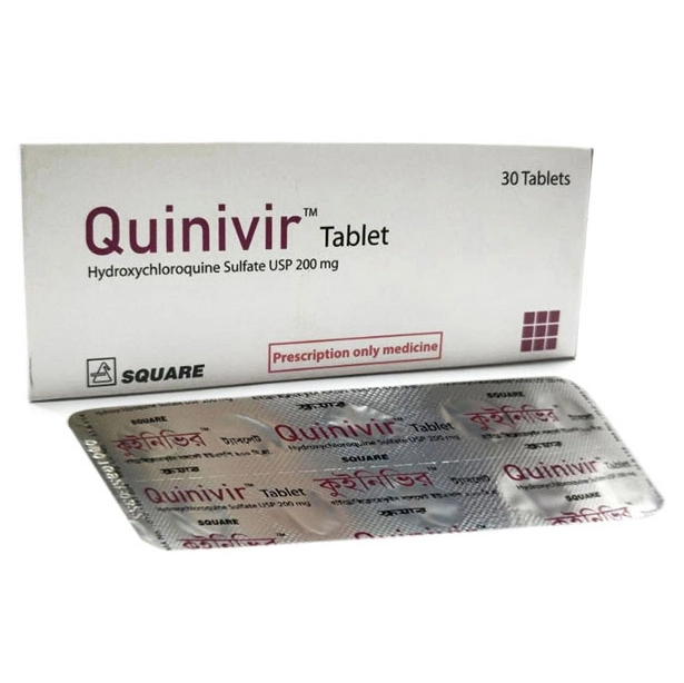 Pack Image: Quinivir 200 mg Tablet (3 x 10)