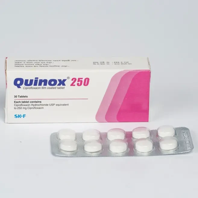 Pack Image: Quinox 250 mg Tablet (3 x 10)