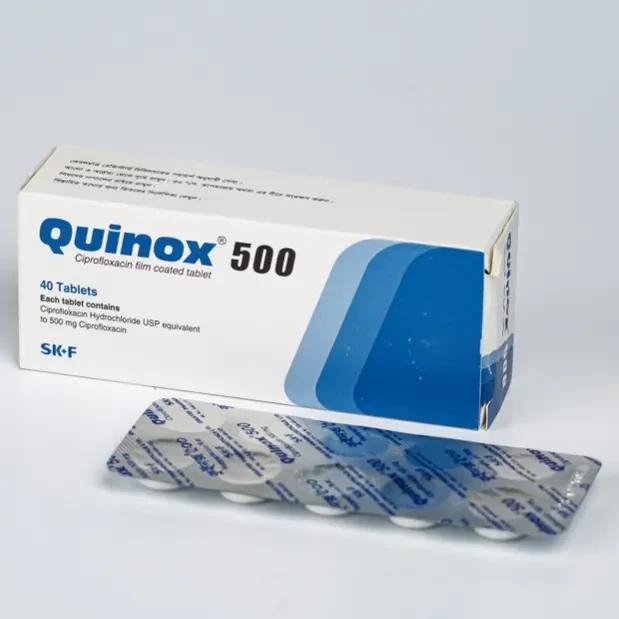 Pack Image: Quinox 500 mg Tablet (4 x 10)